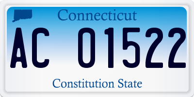 CT license plate AC01522
