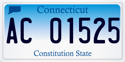 CT license plate AC01525
