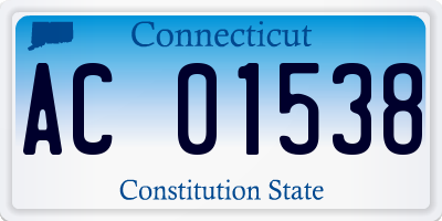 CT license plate AC01538