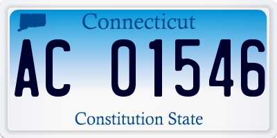 CT license plate AC01546