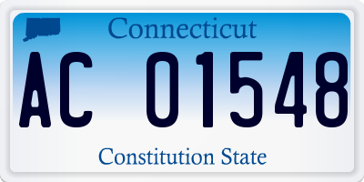 CT license plate AC01548