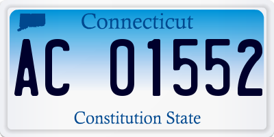 CT license plate AC01552