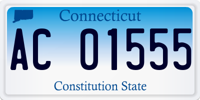 CT license plate AC01555