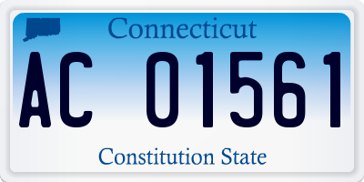 CT license plate AC01561