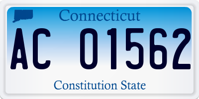 CT license plate AC01562