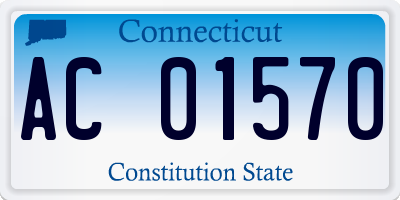 CT license plate AC01570