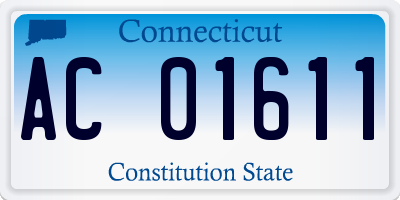 CT license plate AC01611