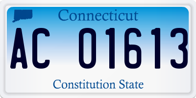 CT license plate AC01613