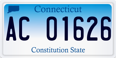 CT license plate AC01626