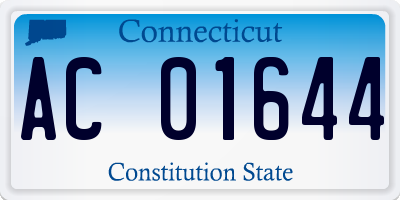 CT license plate AC01644