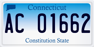 CT license plate AC01662