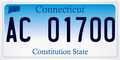 CT license plate AC01700