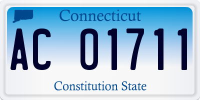 CT license plate AC01711