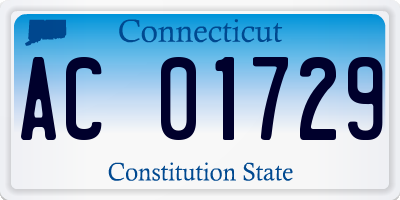 CT license plate AC01729