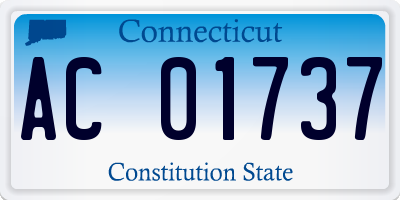 CT license plate AC01737