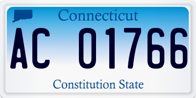 CT license plate AC01766