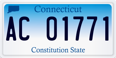 CT license plate AC01771