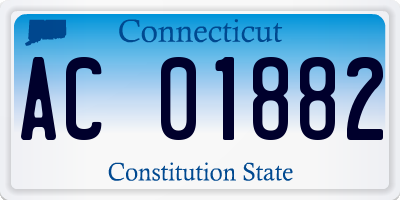 CT license plate AC01882