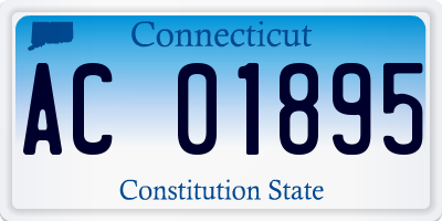 CT license plate AC01895