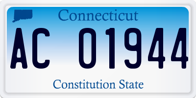 CT license plate AC01944