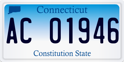 CT license plate AC01946
