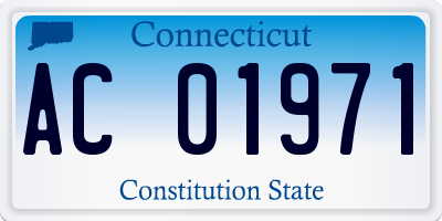 CT license plate AC01971