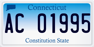 CT license plate AC01995