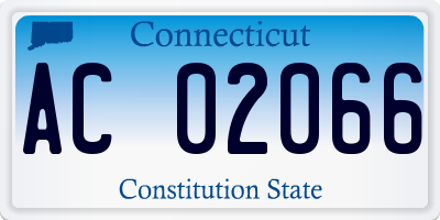 CT license plate AC02066