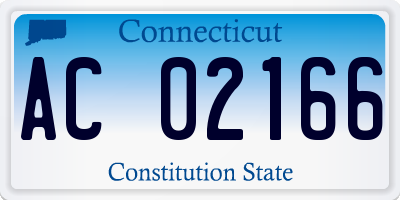 CT license plate AC02166