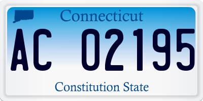 CT license plate AC02195