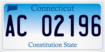 CT license plate AC02196