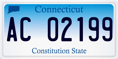 CT license plate AC02199