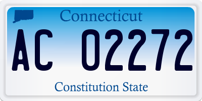 CT license plate AC02272