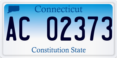 CT license plate AC02373