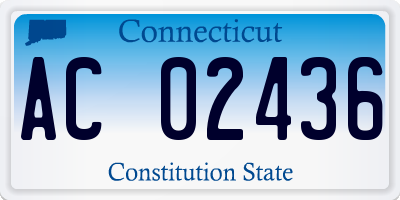 CT license plate AC02436