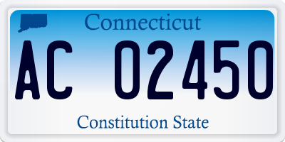 CT license plate AC02450