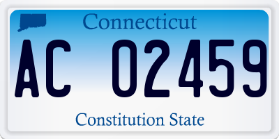 CT license plate AC02459