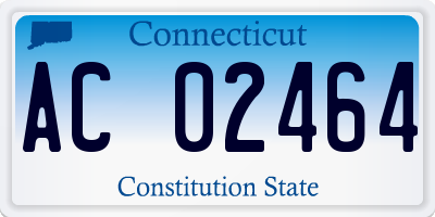 CT license plate AC02464