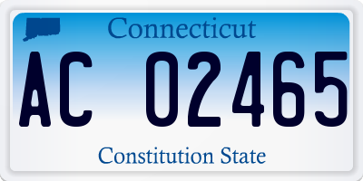 CT license plate AC02465