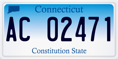 CT license plate AC02471