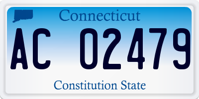 CT license plate AC02479