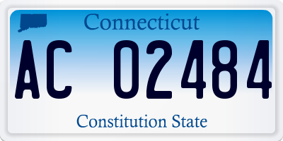 CT license plate AC02484