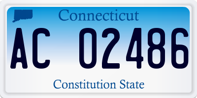 CT license plate AC02486