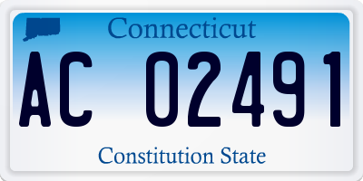 CT license plate AC02491