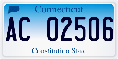 CT license plate AC02506