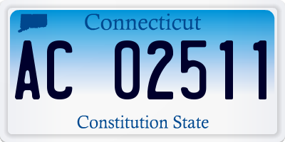 CT license plate AC02511