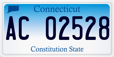 CT license plate AC02528