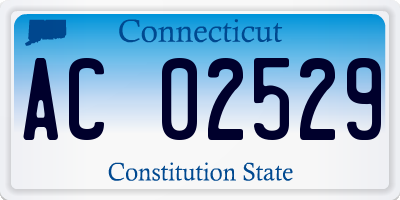 CT license plate AC02529