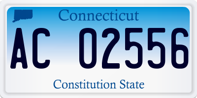 CT license plate AC02556