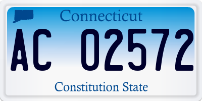 CT license plate AC02572